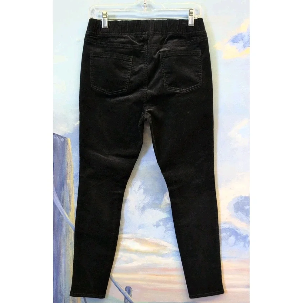 NEW! EILEEN FISHER S Black Pull, On Skinny Cords